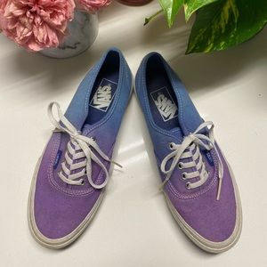 Ombré jewel tone vans